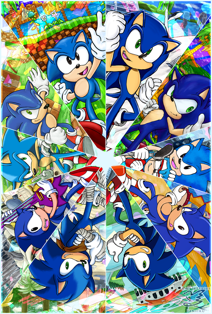 :Sonic 25th: KALEIDOSCOPE Wallpaper