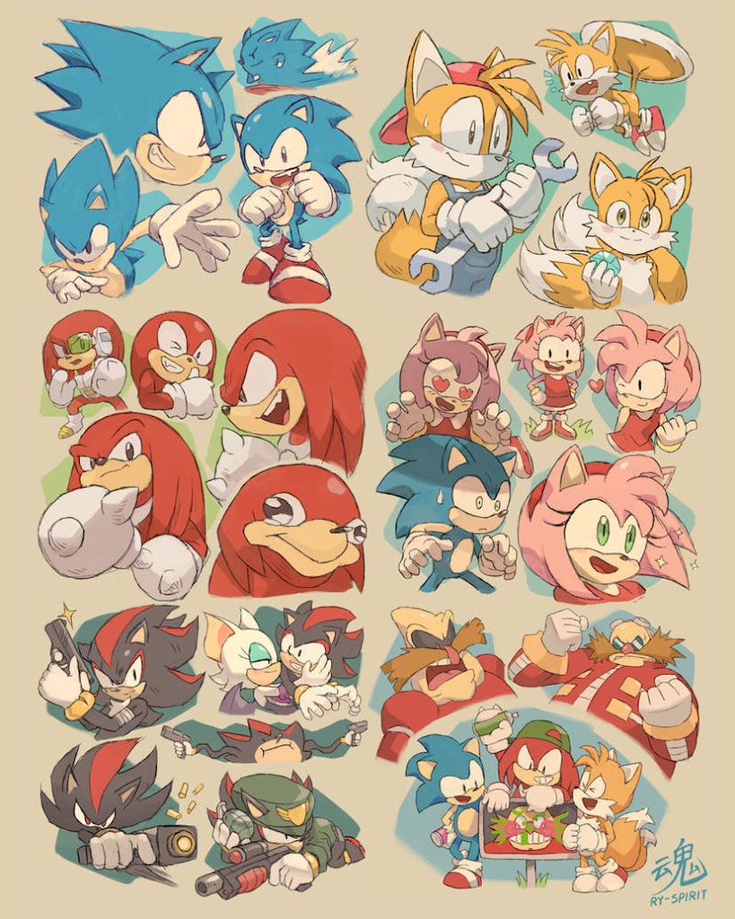 Sonic Doodle Dumps Wallpaper